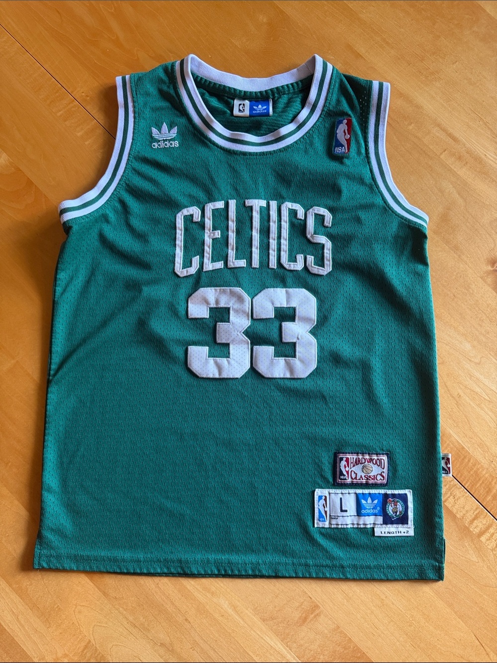 Adidas Boston Celtics Larry Bird #33 Jersey – Women’s Small / Youth Large
